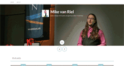 Desktop Screenshot of mikevanriel.com