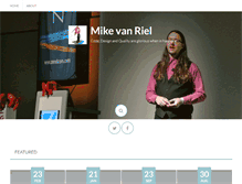 Tablet Screenshot of mikevanriel.com